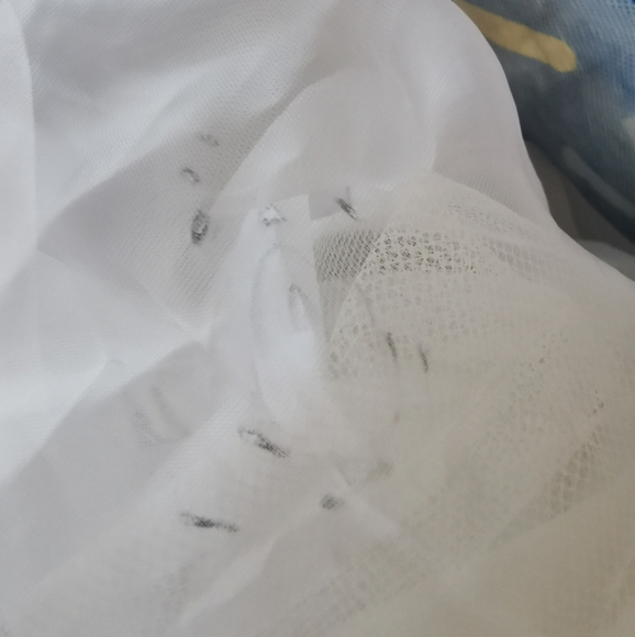 Vintage 60s Wedding Dress Long Veil Train Ruffles Floral Lace Barbie Pink 1960 - Picture 16 of 16